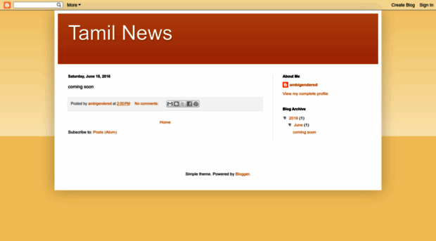 tonewslivetamil.blogspot.in