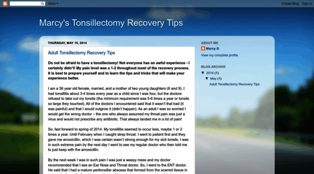 tonsillectomytips.blogspot.com