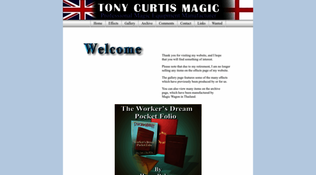 tonycurtismagic.com