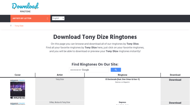 tonydize.download-ringtone.com