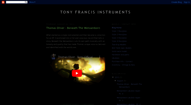 tonyfrancisinstruments.blogspot.com