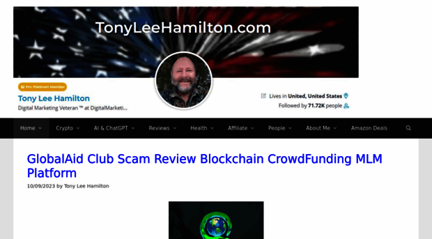 tonyleehamilton.com