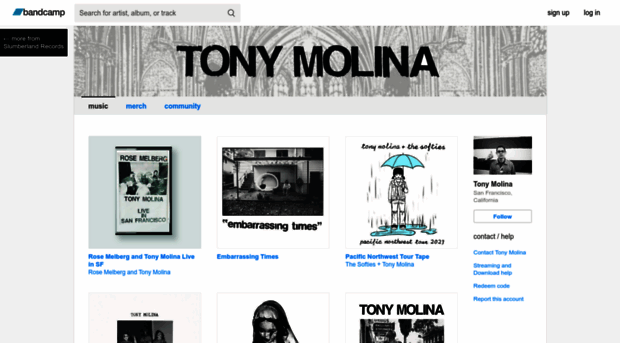 tonymolina650.bandcamp.com