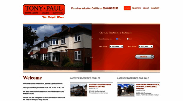 tonypaulestateagents.co.uk