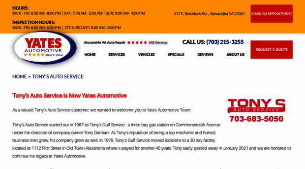 tonysauto-service.com