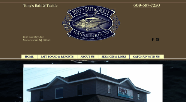 tonysbaitandtackle.com