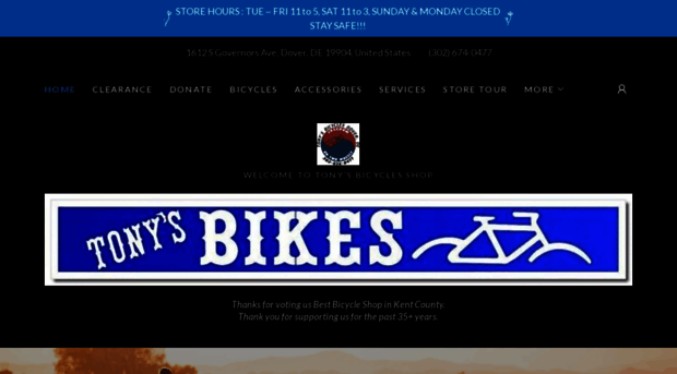 tonysbicycleshop.com