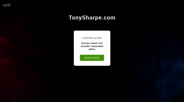 tonysharpe.com