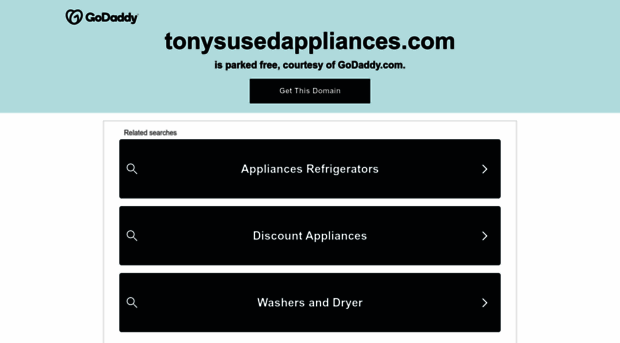 tonysusedappliances.com