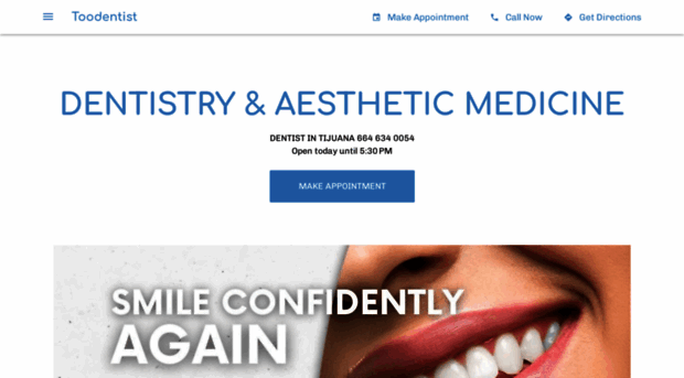 toodentistmdesthetics.com