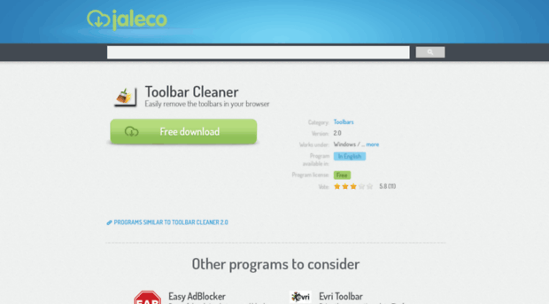 toolbar-cleaner.jaleco.com