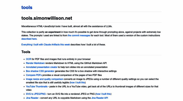 tools.simonwillison.net