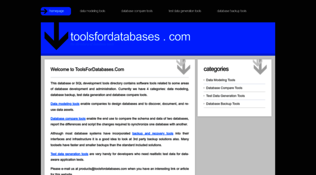 toolsfordatabases.com