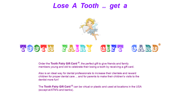 toothfairygiftcard.com