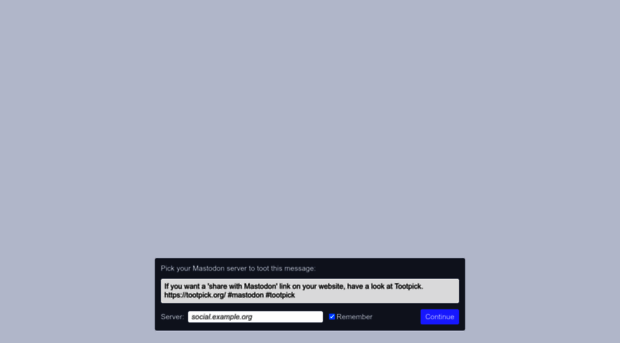 tootpick.org
