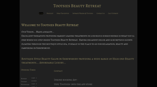 tootsiesbeautyretreat.com