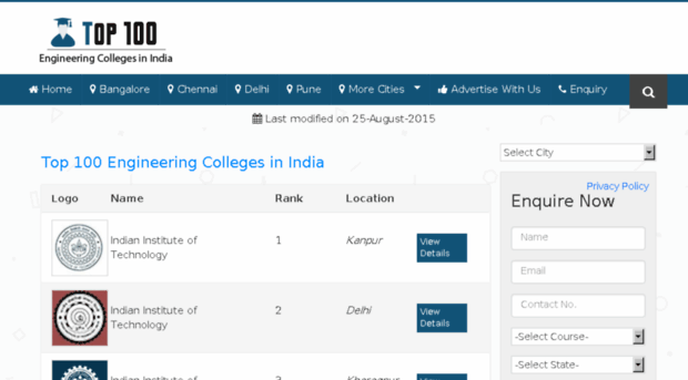 top100engineeringcollegesinindia.net