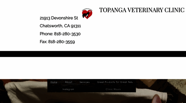 topangaveterinaryclinic.com