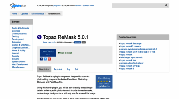 topaz-remask.updatestar.com