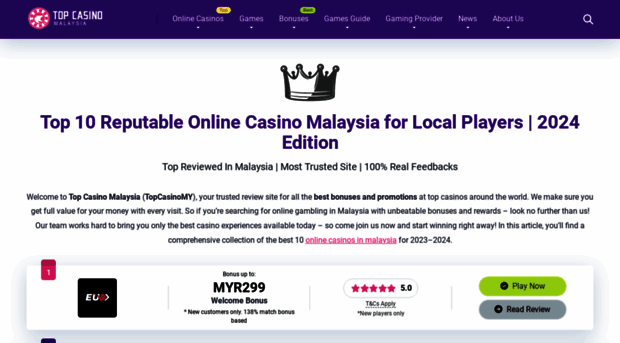 topcasinosmalaysia.com