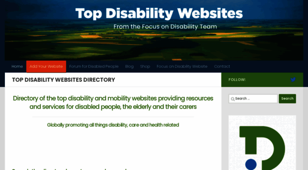 topdisabilitywebsites.co.uk