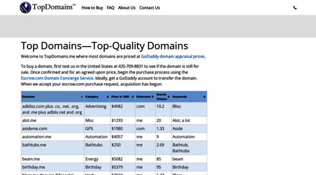 topdomains.me