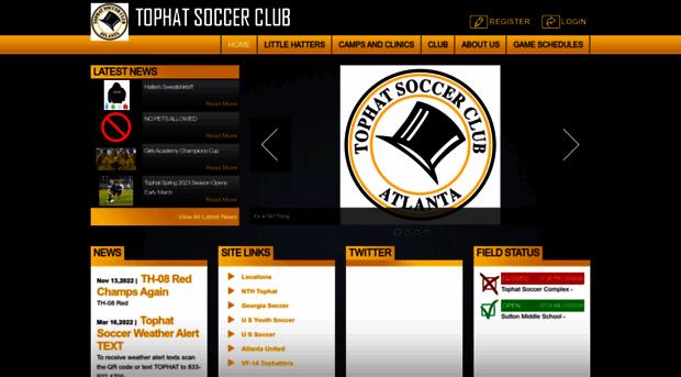 tophatsoccer.club