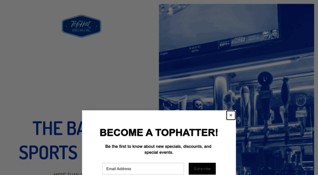 tophatsportsbar.com