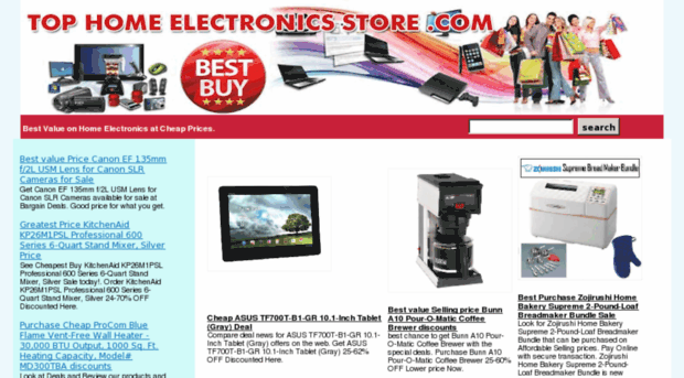 tophomeelectronicsstore.com