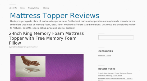 topmattresstopperreviews.com