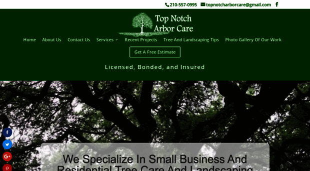 topnotcharborcare.com