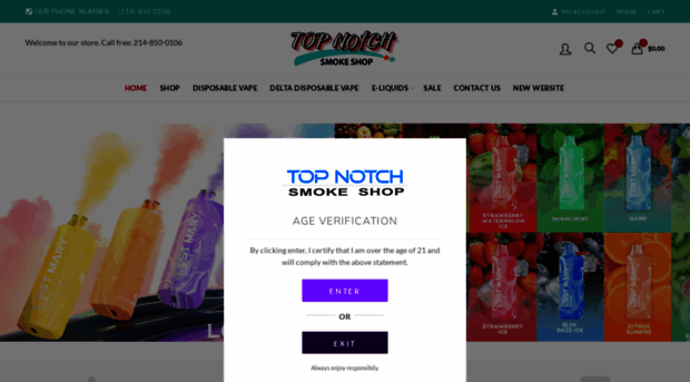 topnotchsmokeshop.com