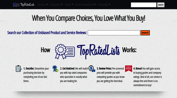 topratedlists.com