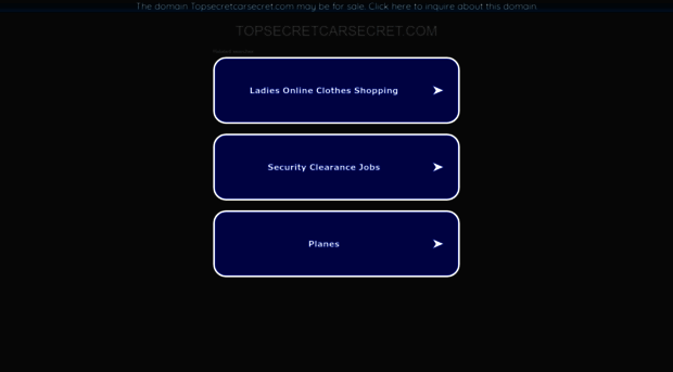 topsecretcarsecret.com