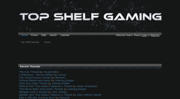 topshelfgaming.boards.net