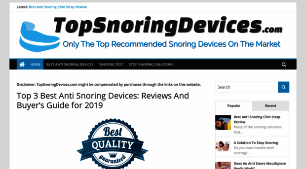 topsnoringdevices.com