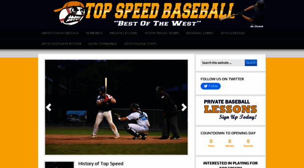 topspeedbaseball.com