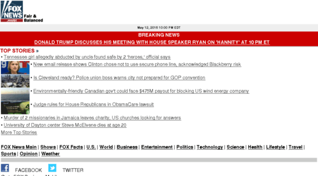 topstories.foxnews.mobi