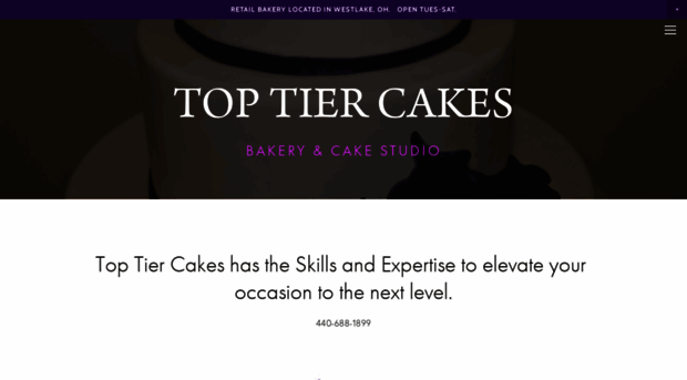 toptiercakescleveland.com