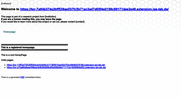 tor-7a94b374e2bff538ae537fc5b71ac3a47d05f4e0156c99171dae3e48.extension.ias-lab.de