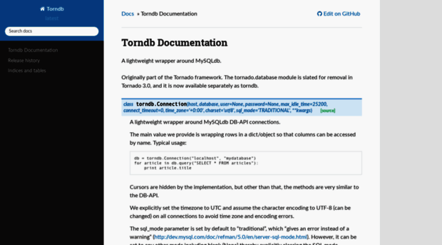 torndb.readthedocs.org