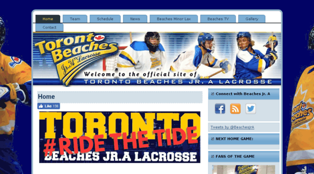 torontobeachesjralacrosse.com