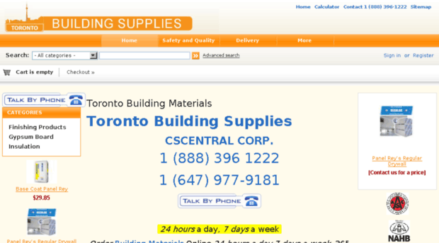 torontobuildingsupplies.ca