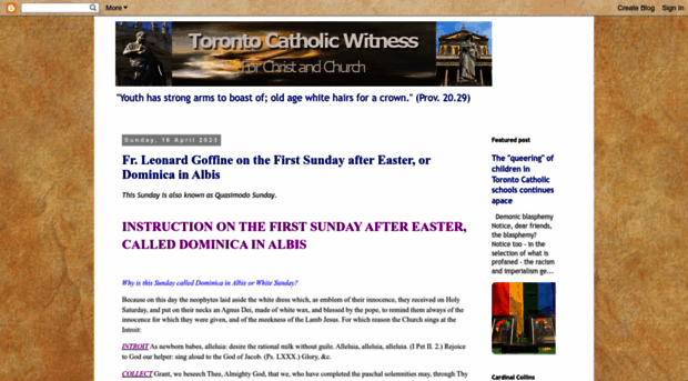 torontocatholicwitness.blogspot.ie