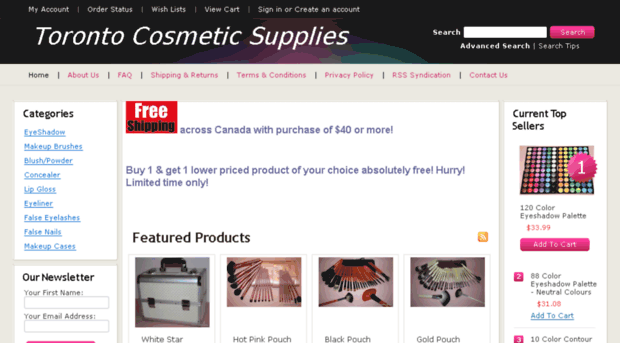 torontocosmeticsupplies.com