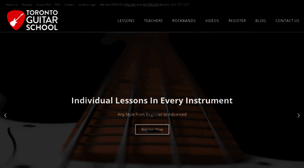 torontoguitarschool.com