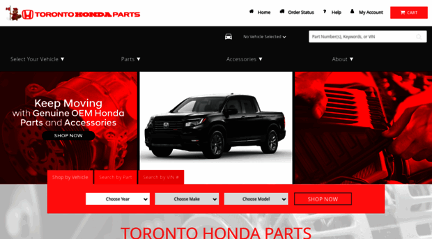 torontohondaparts.com