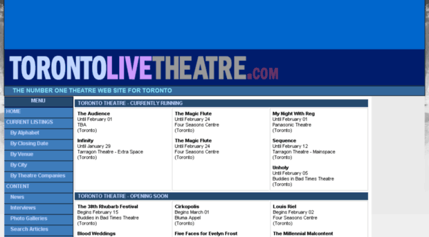 torontolivetheatre.com