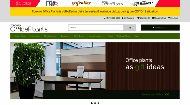 torontoofficeplants.com