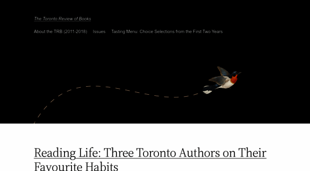 torontoreviewofbooks.com